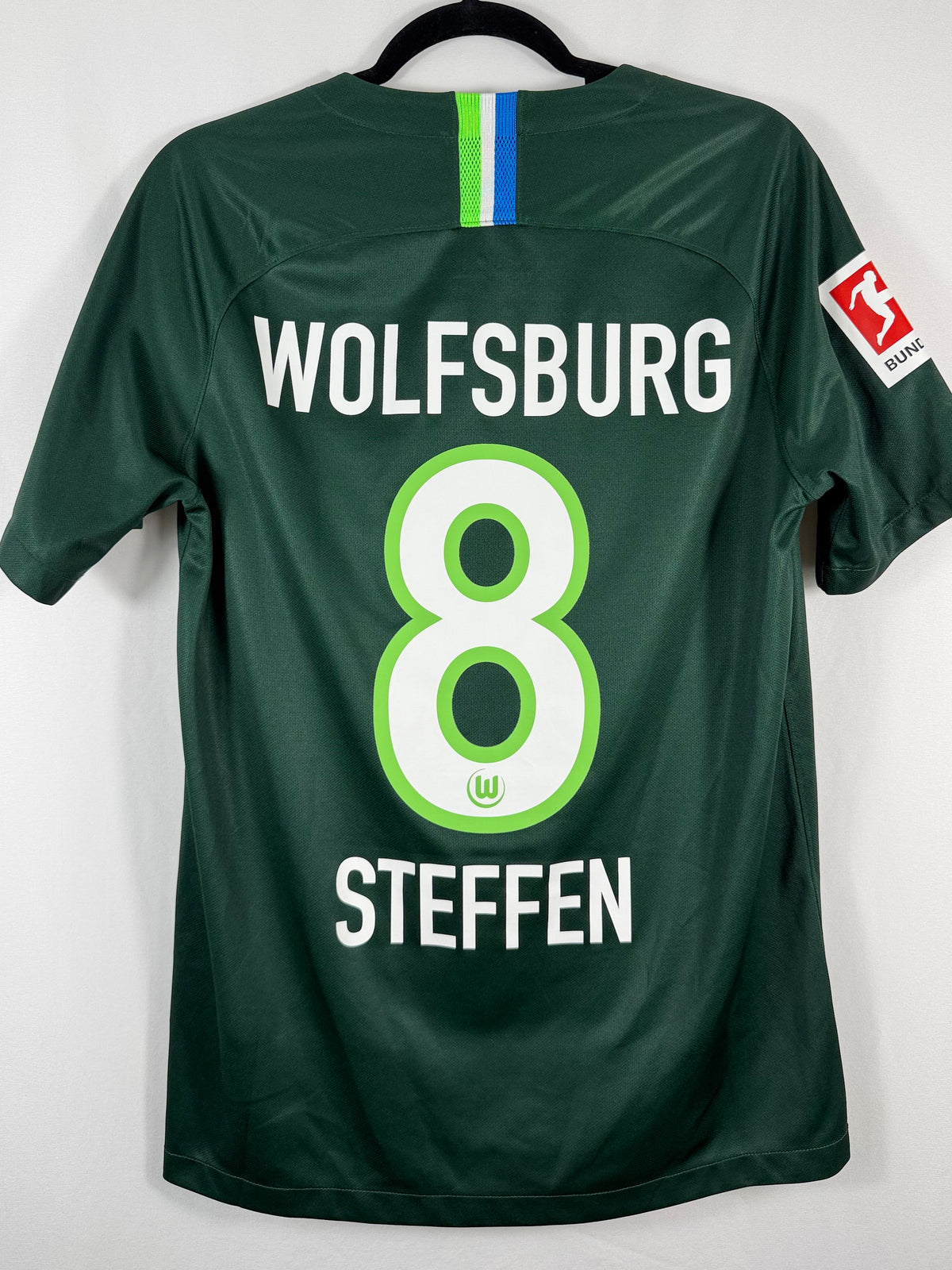 VFL Wolfsburg Heimtrikot 2018/19 Steffen #8 - 7/10 - Größe M