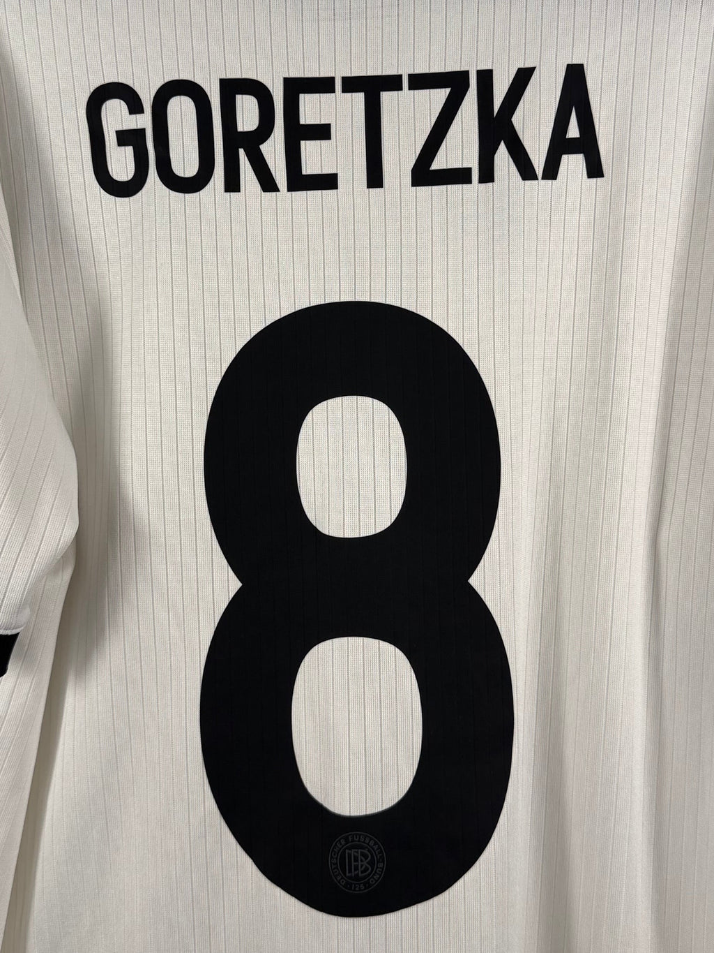 Deutschland 125 Jahre Sondertrikot Goretzka #8 - 9/10 - Größe L