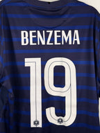 Frankreich Heimtrikot 2020/21 Benzema #19 - 8/10- Größe L