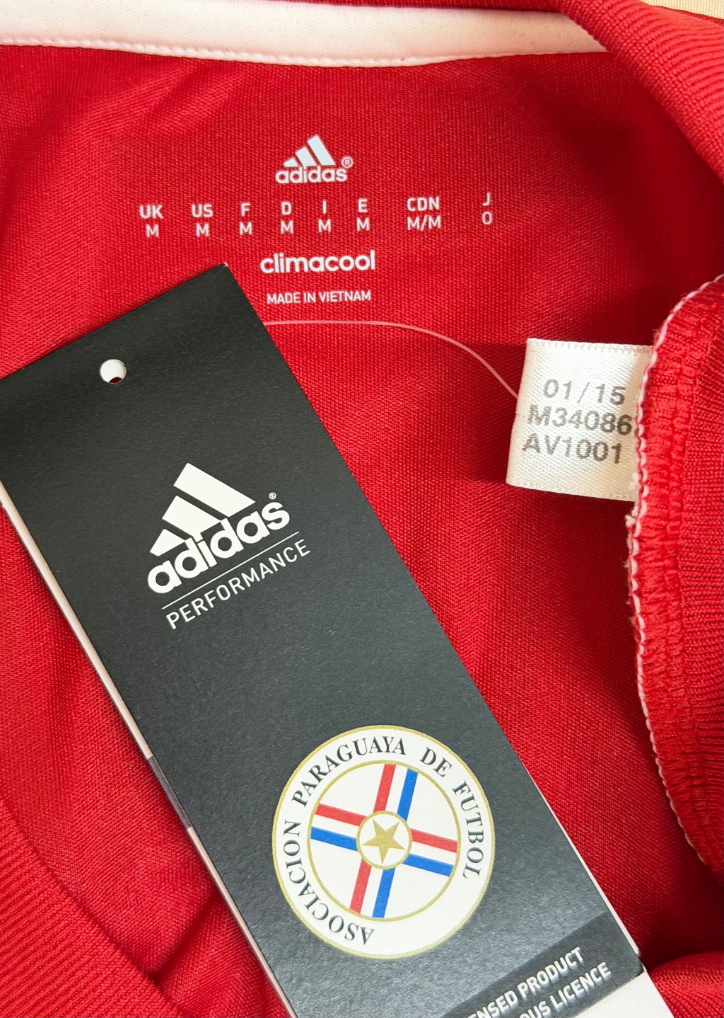 Paraguay Heimtrikot 2014/15 Haedo Valdez #18 - 10/10- Größe M