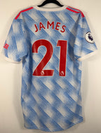 Manchester United Auswärtstrikot 2021/22 James #21 - 9/10 - Größe M