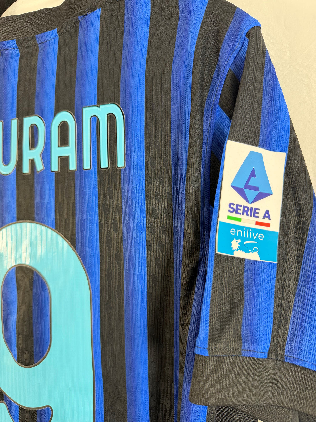 Inter Mailand Heimtrikot Spielerversion 2025/26 Thuram #9 - 10/10 - Größe L