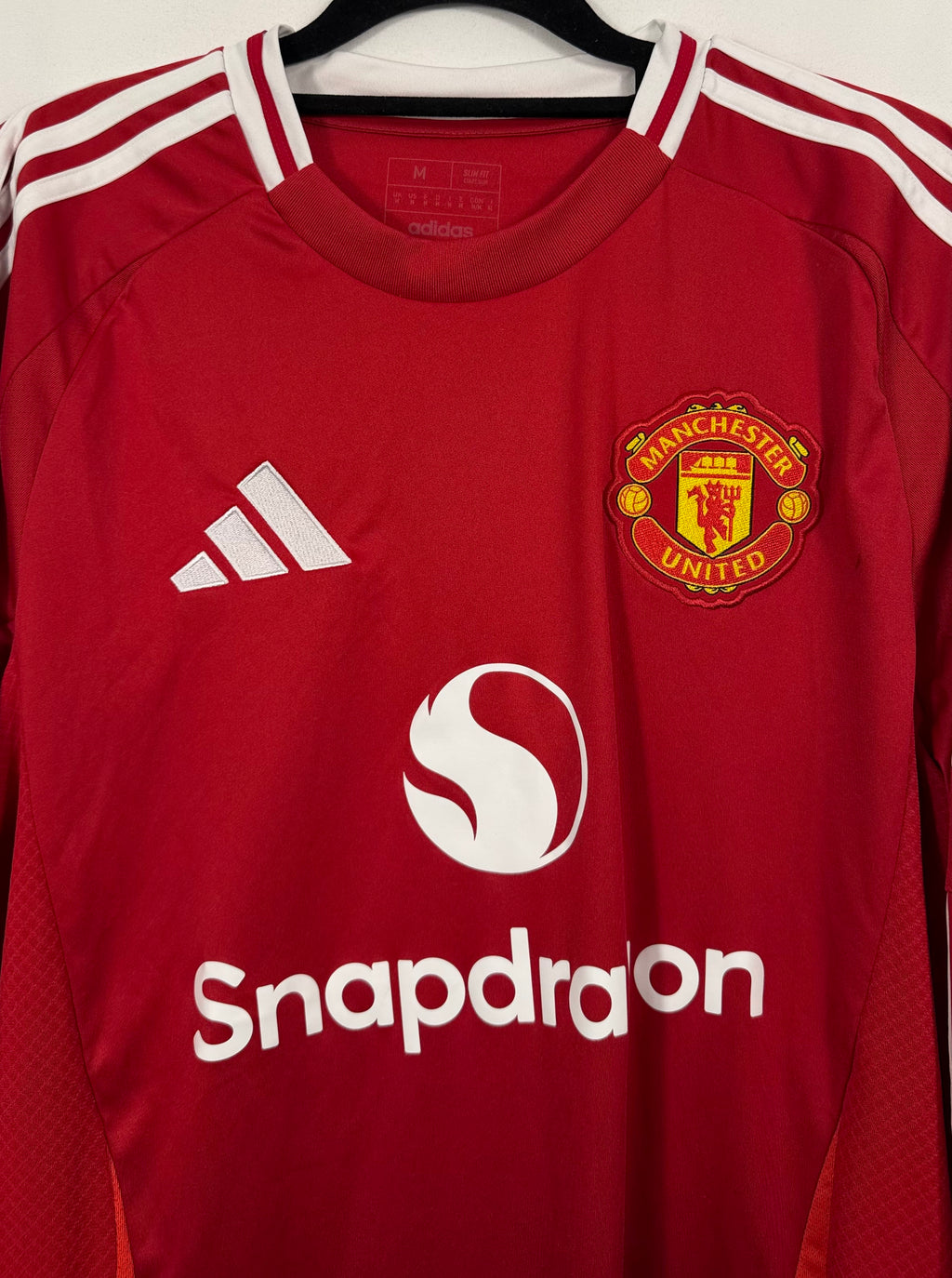 Manchester United Heimtrikot L/S 2024/25 Yoro - 9/10 - Größe M