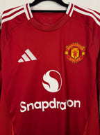 Manchester United Heimtrikot L/S 2024/25 Yoro - 9/10 - Größe M