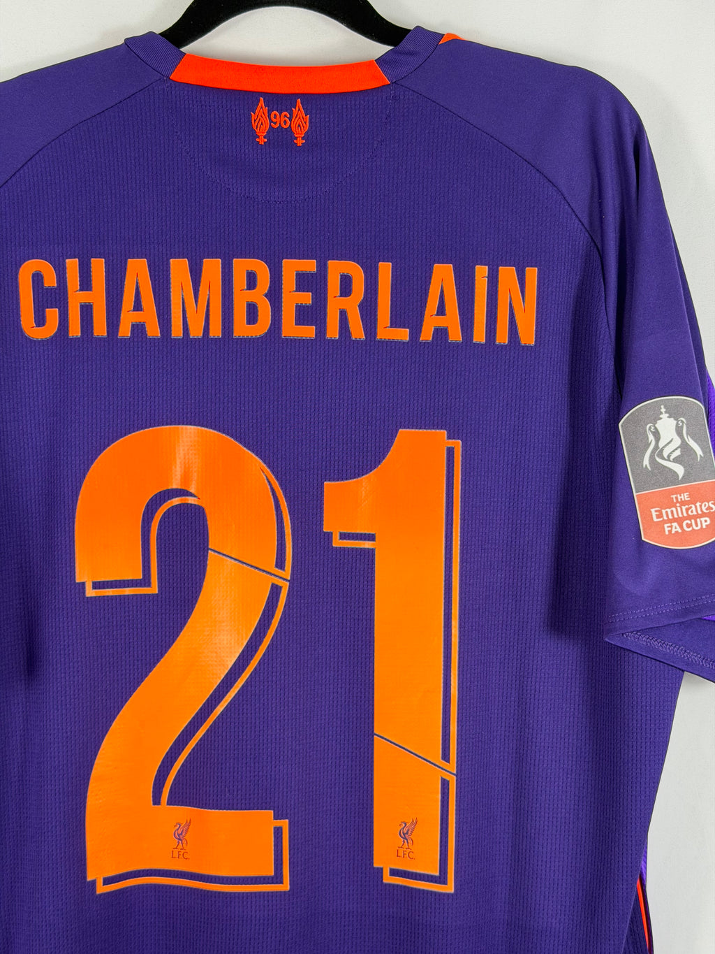 Liverpool Auswärtstrikot 2018/19 Chamberlain #21 - 9/10 - Größe L