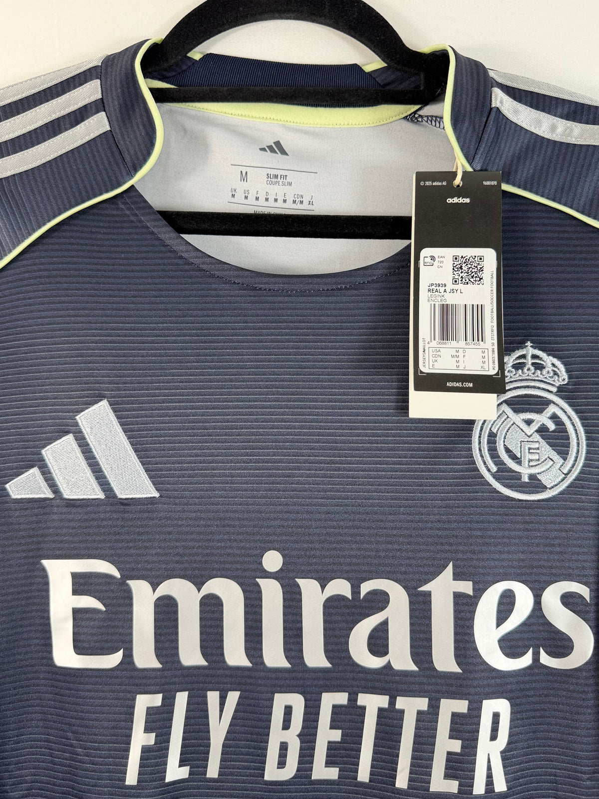 Real Madrid Auswärtstrikot 2025/26 - 10/10 - Größe M