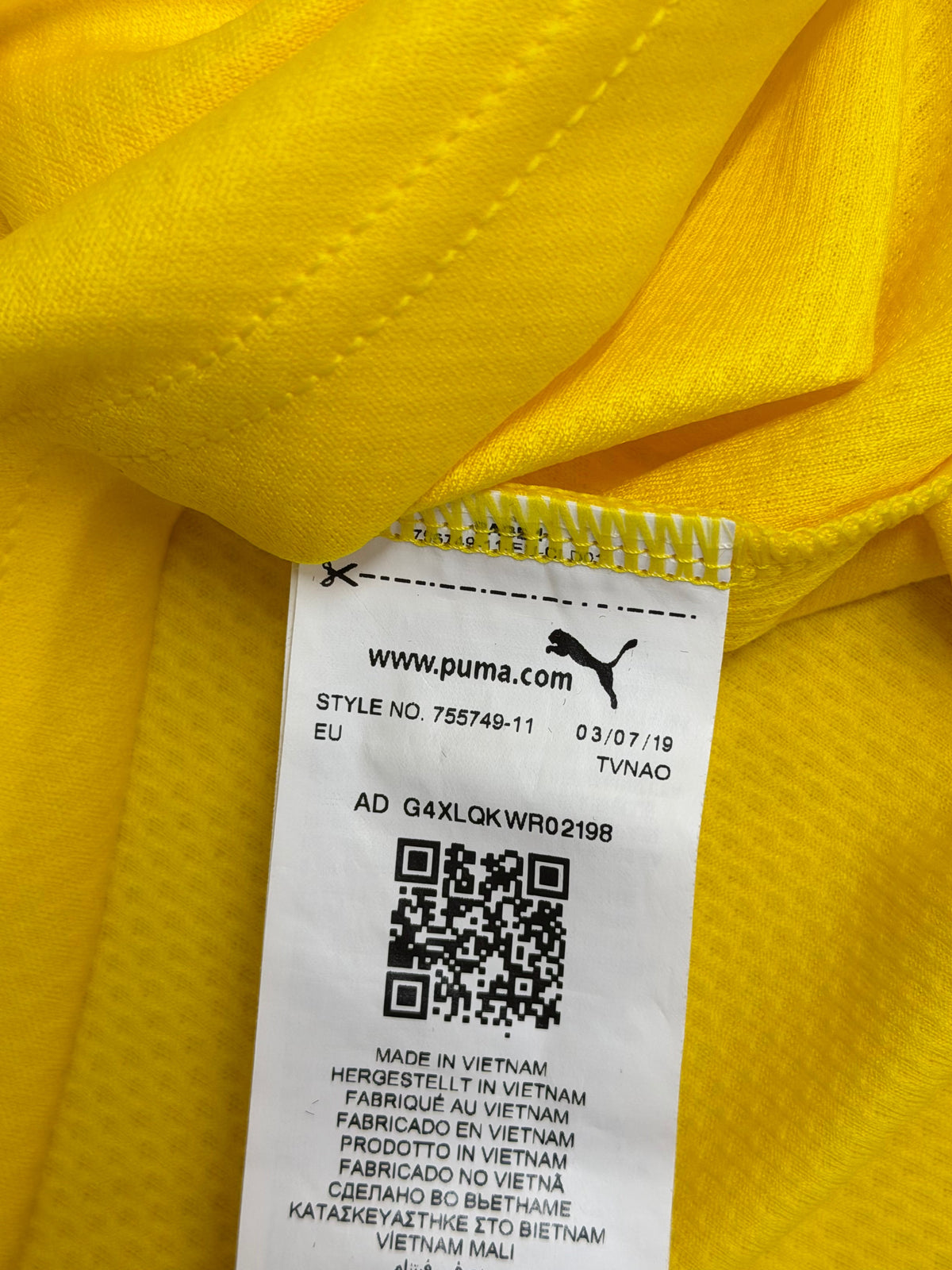 Dortmund Heimtrikot Europa 2019/20 Reyna #32 - 7/10 - Größe XL