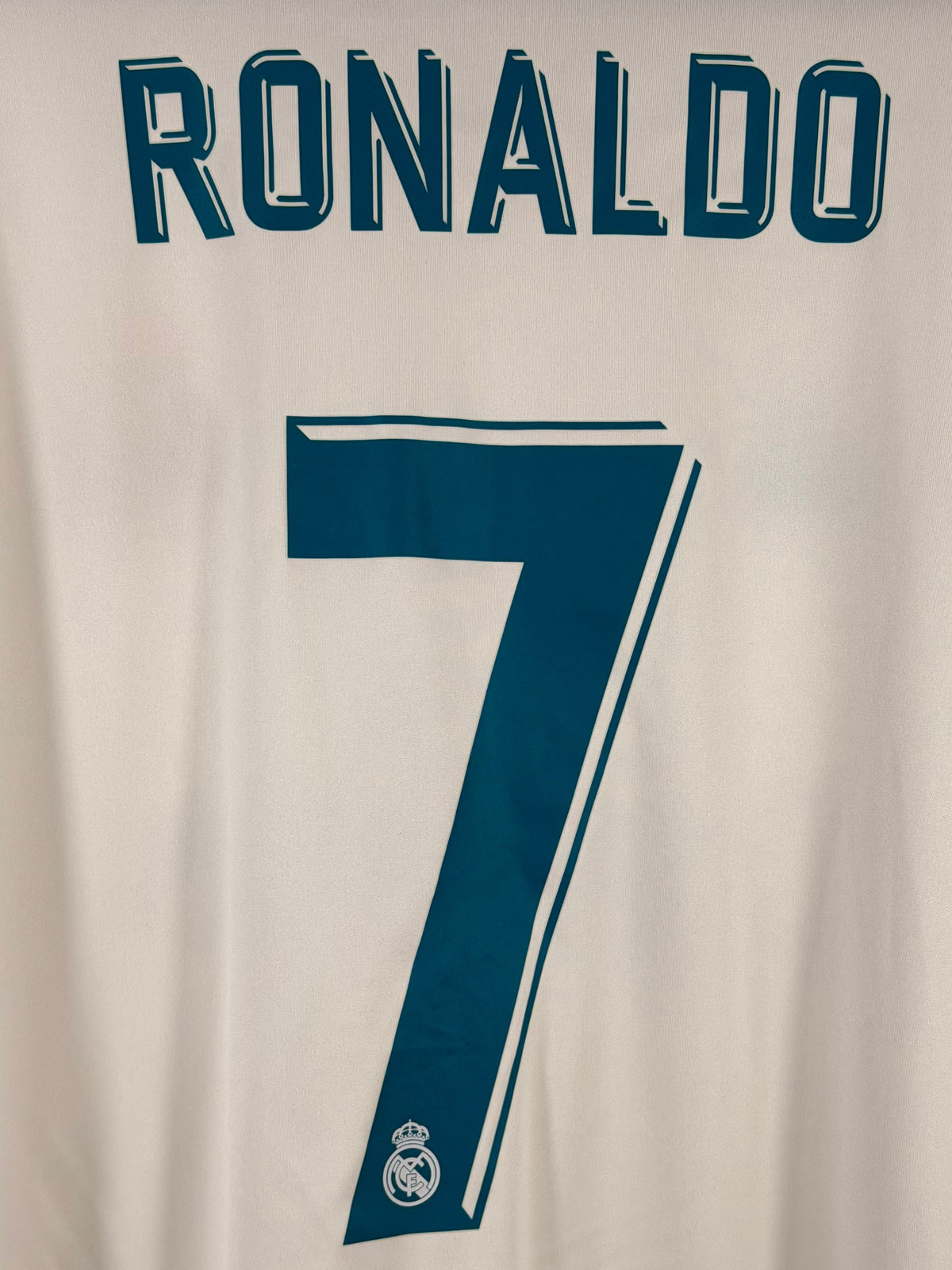 Real Madrid 2017/18 Heimtrikot Ronaldo #7 - 9/10 - Größe XL