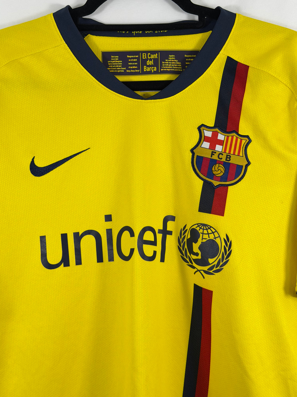 Barcelona Auswärtstrikot 2008/10 - 9/10 - Größe M