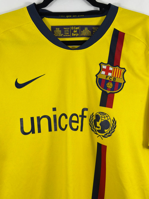Barcelona Auswärtstrikot 2008/10 - 9/10 - Größe M