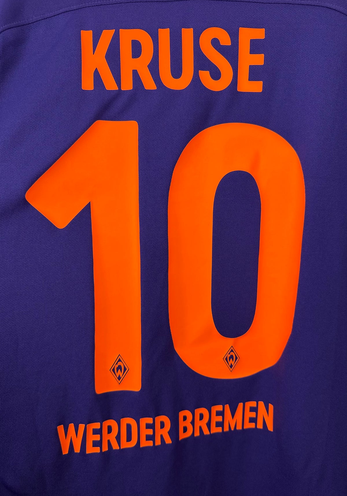 Werder Bremen Auswärtstrikot 2016/17 Kruse #10 - 9/10 - Größe XL