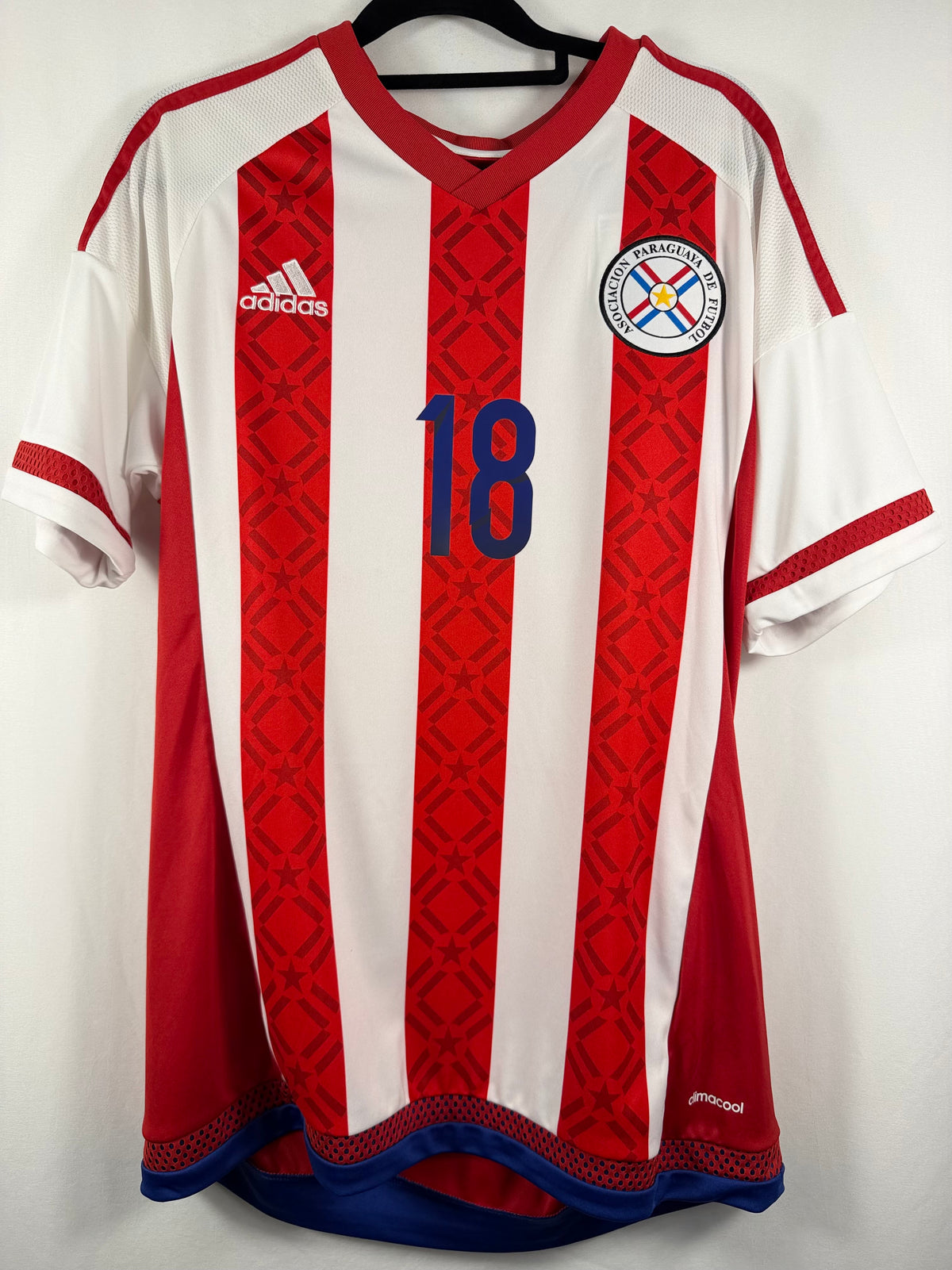 Paraguay Heimtrikot 2014/15 Haedo Valdez #18 - 10/10- Größe M