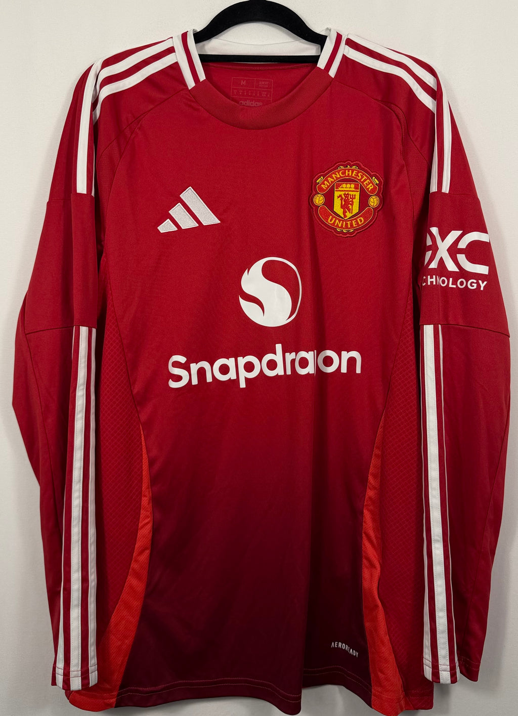 Manchester United Heimtrikot L/S 2024/25 Yoro - 9/10 - Größe M
