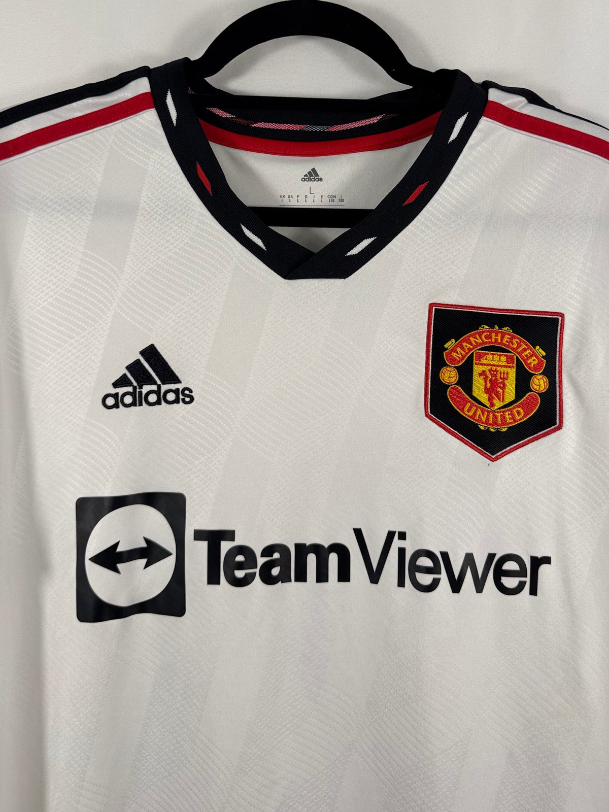 Manchester United Auswärtstrikot 2022/23 Antony #21 - 8/10 - Größe L