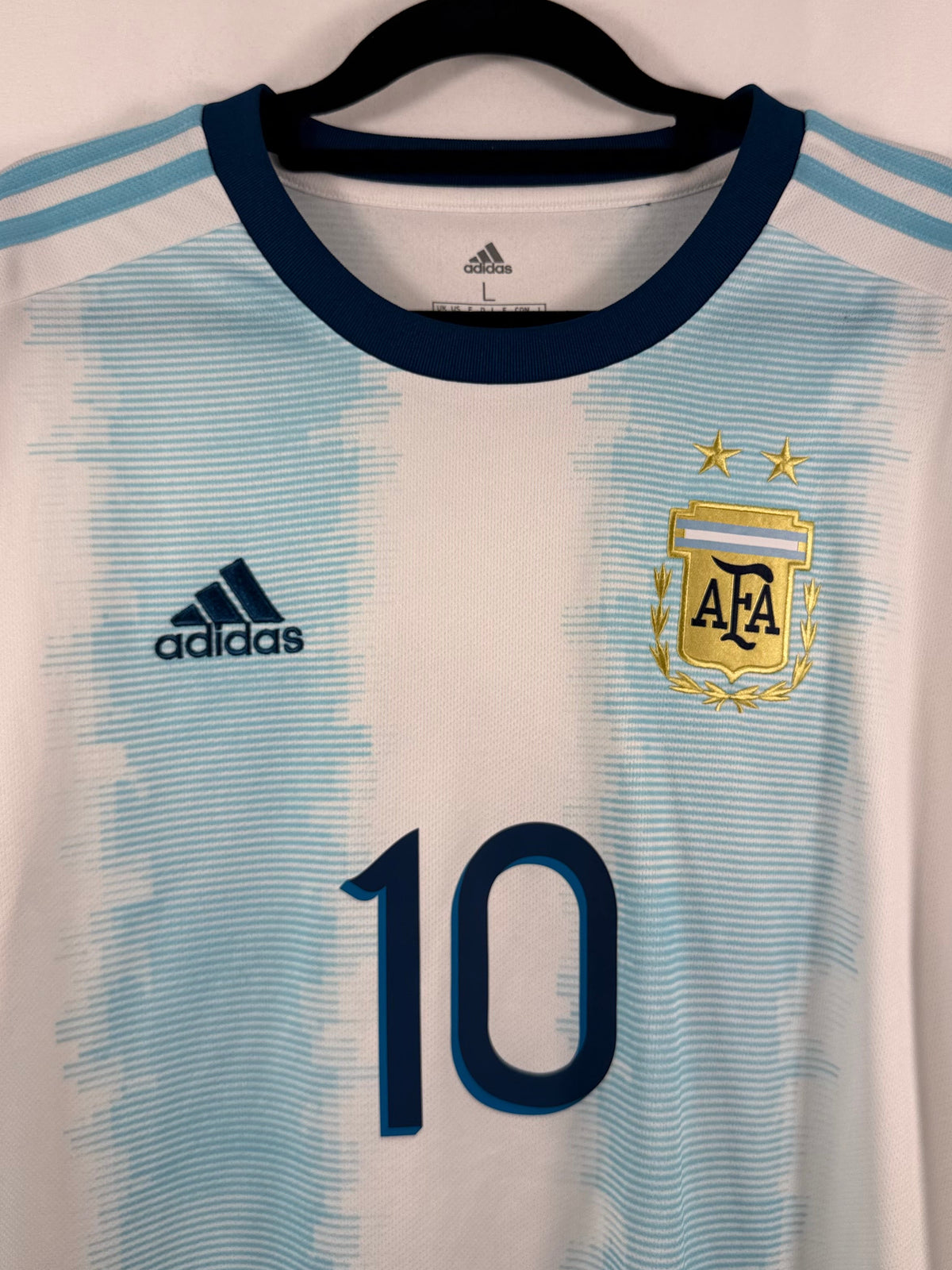 Argentinien Copa America Heimtrikot 2019 Messi #10 - 8,5/10 - Größe L