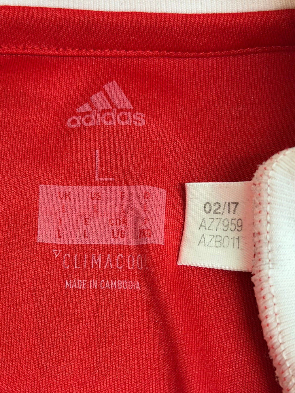 Bayern München Heimtrikot L/S 2017/18 Boateng #17 - 9/10 - Größe L