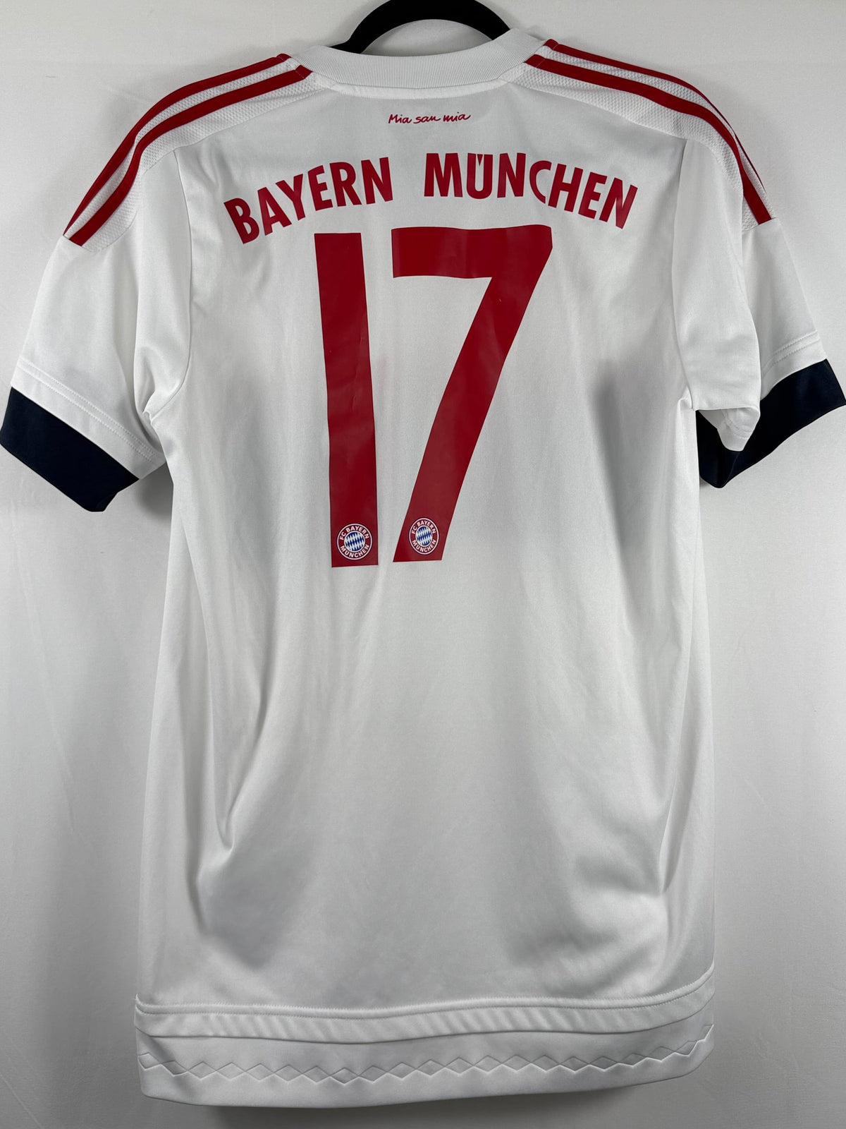 Bayern München Auswärtstrikot 2015/16 – Rückennummer #17 (ohne Spielernamen) - 9/10 - Größe  M