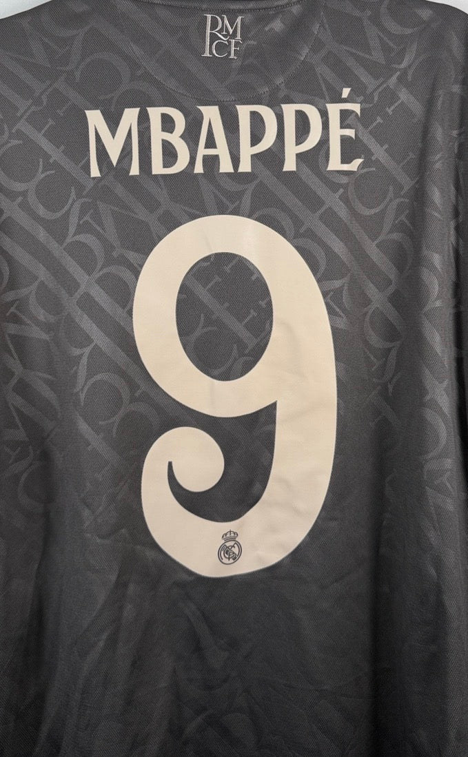 Real Madrid 3.Trikot 2024/25 Mbappe - 9/10 - Größe XL