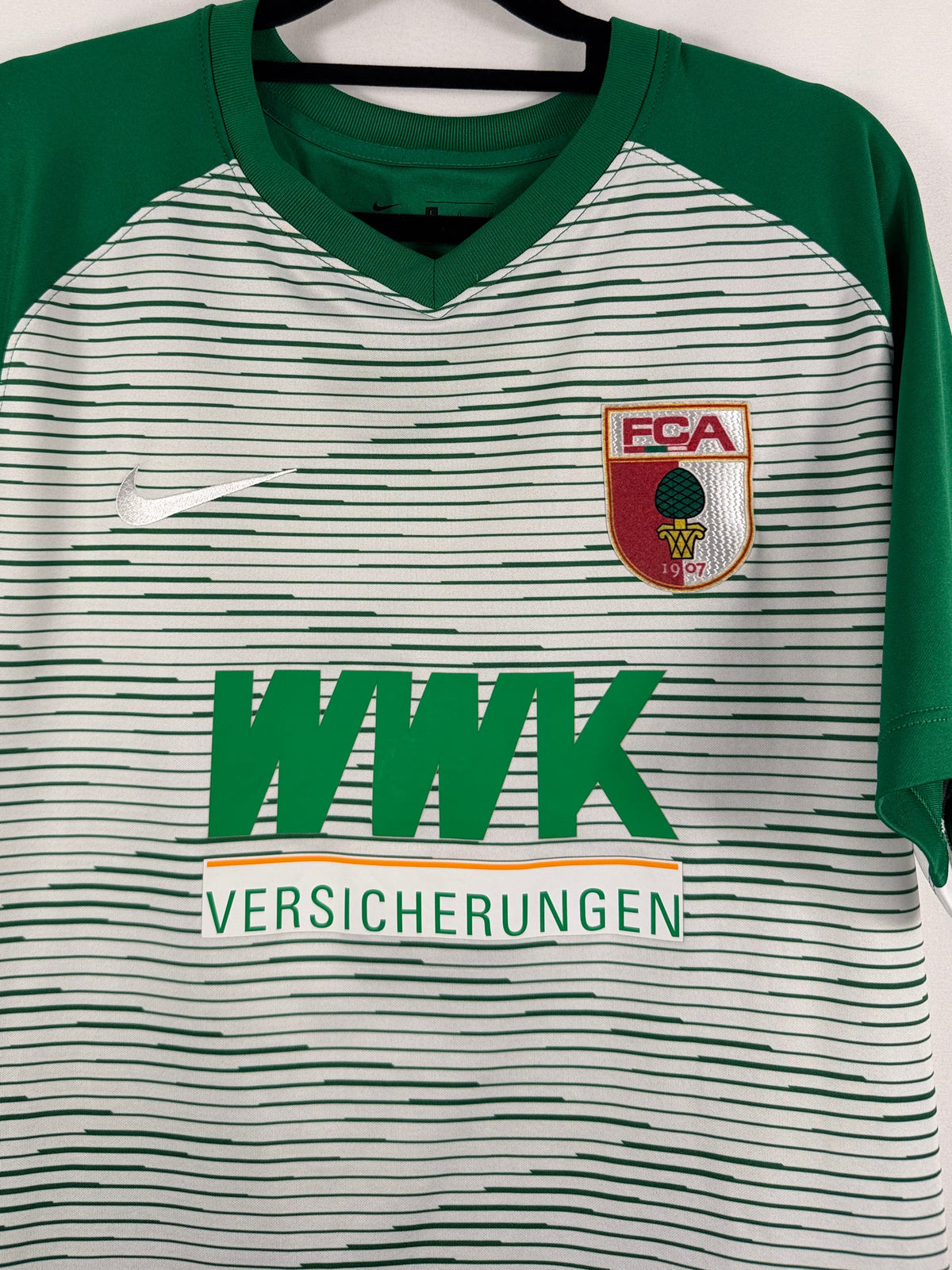 FC Augsburg Auswärtstrikot 2018/19 - 9/10 - Größe L