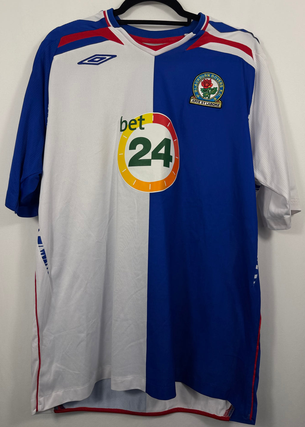 Blackburn Rovers Heimtrikot 2007/08 - 7,5/10 - Größe XL