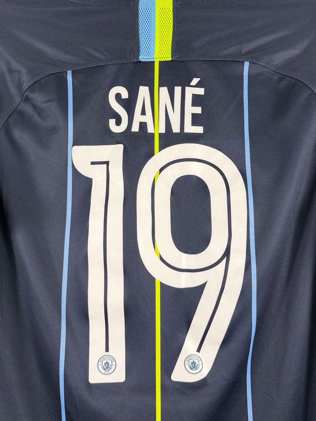 Manchester City Auswärtstrikot 2018/19 Sane #19 - 9/10 - Größe M