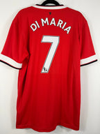 Manchester United Heimtrikot 2014/15 Di María #7 - 9/10 - Größe M