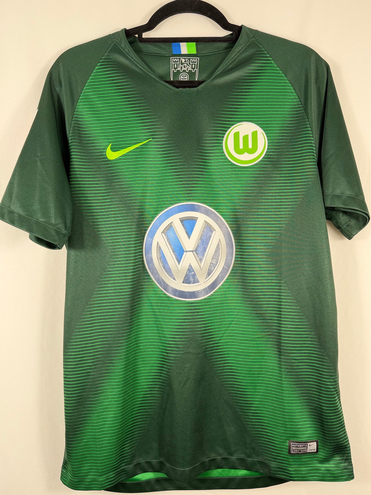 VFL Wolfsburg Heimtrikot 2018/19 Steffen #8 - 7/10 - Größe M
