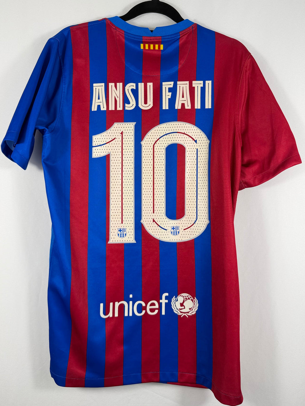 Barcelona Heimtrikot 2021/22 Ansu Fati #10 - 7/10 - Größe M