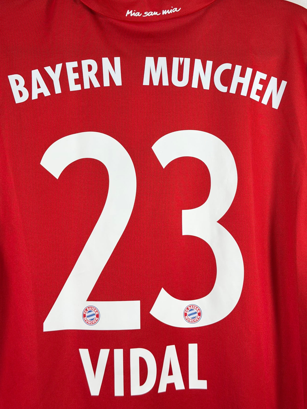 Bayern München Heimtrikot 2016/17 Vidal #23 - 9/10 - Größe XL