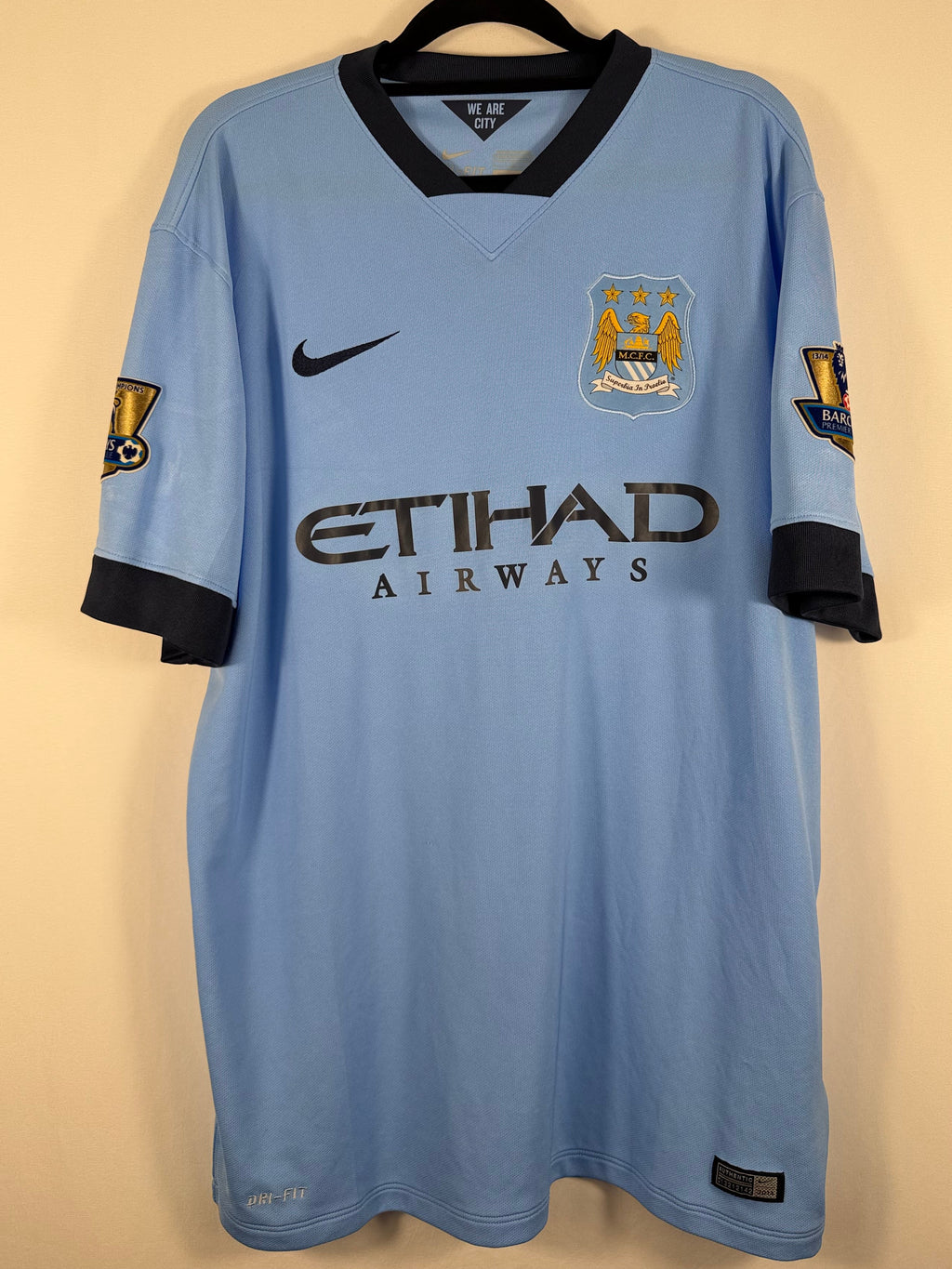 Manchester City Heimtrikot 2014/15 Demichelis #26 - 8/10 - Größe L