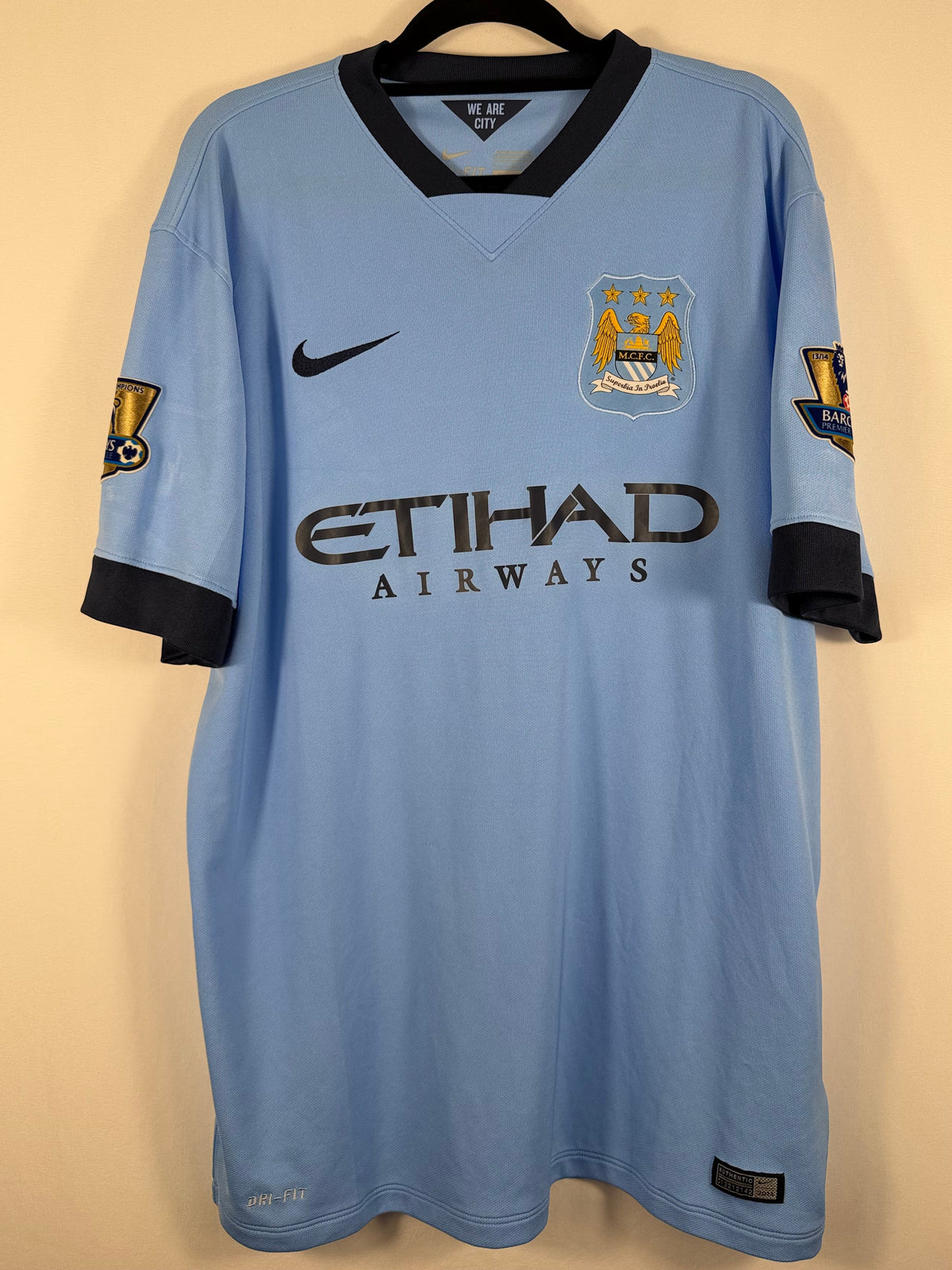 Manchester City Heimtrikot 2014/15 Demichelis #26 - 8/10 - Größe L