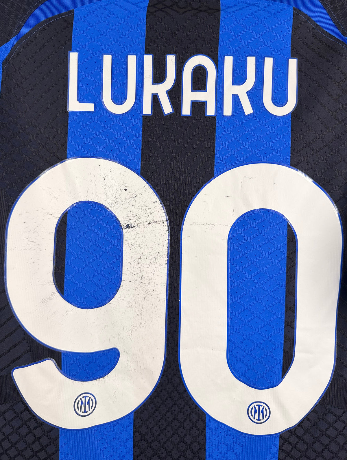 Inter Mailand Heimtrikot 2022/23 Spielerversion Lukaku #90 - 6/10 - Größe L