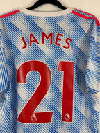 Manchester United Auswärtstrikot 2021/22 James #21 - 9/10 - Größe M