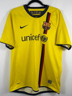 Barcelona Auswärtstrikot 2008/10 - 9/10 - Größe M
