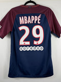 Paris Saint-Germain Heimtrikot 2017/18 Mbappe #29 - 9/10 - Größe S