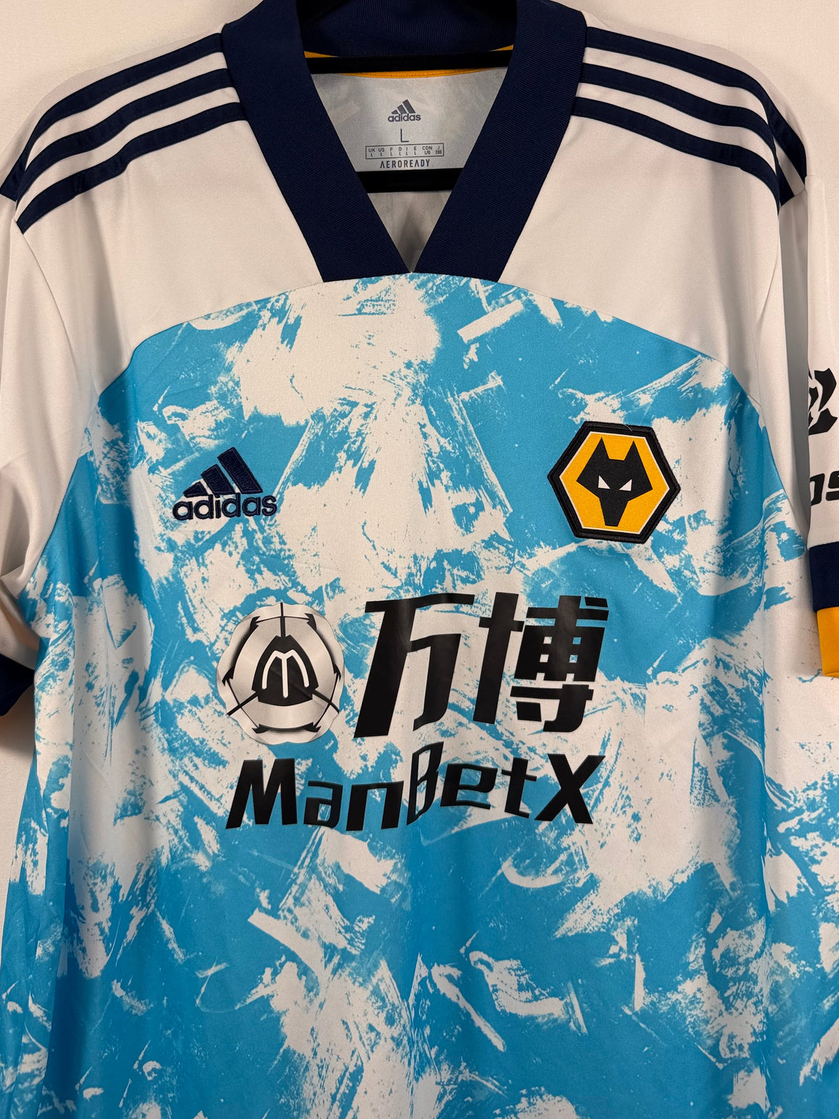 Wolverhampton Wanderers Auswärtstrikot 2020/21 Adama #37  - 9/10 - Größe L