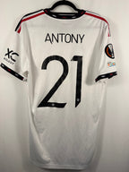 Manchester United Auswärtstrikot 2022/23 Antony #21 - 8/10 - Größe L