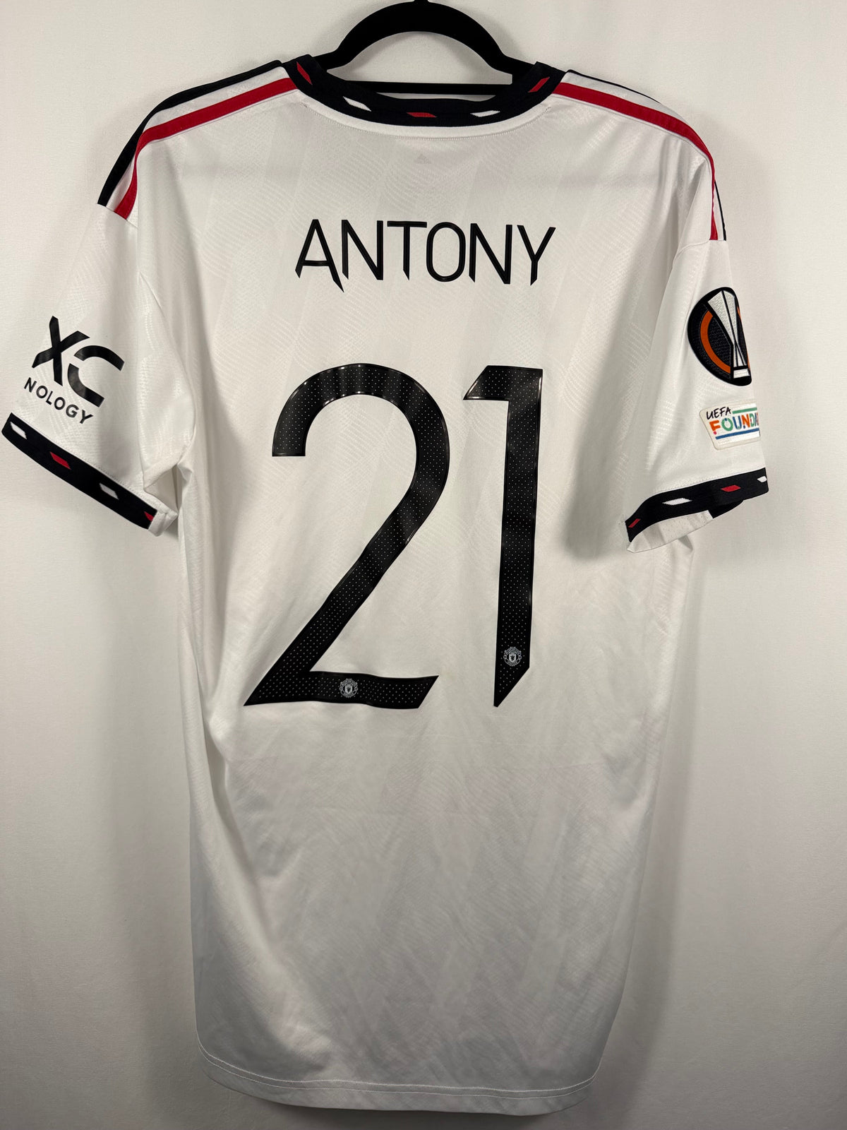 Manchester United Auswärtstrikot 2022/23 Antony #21 - 8/10 - Größe L