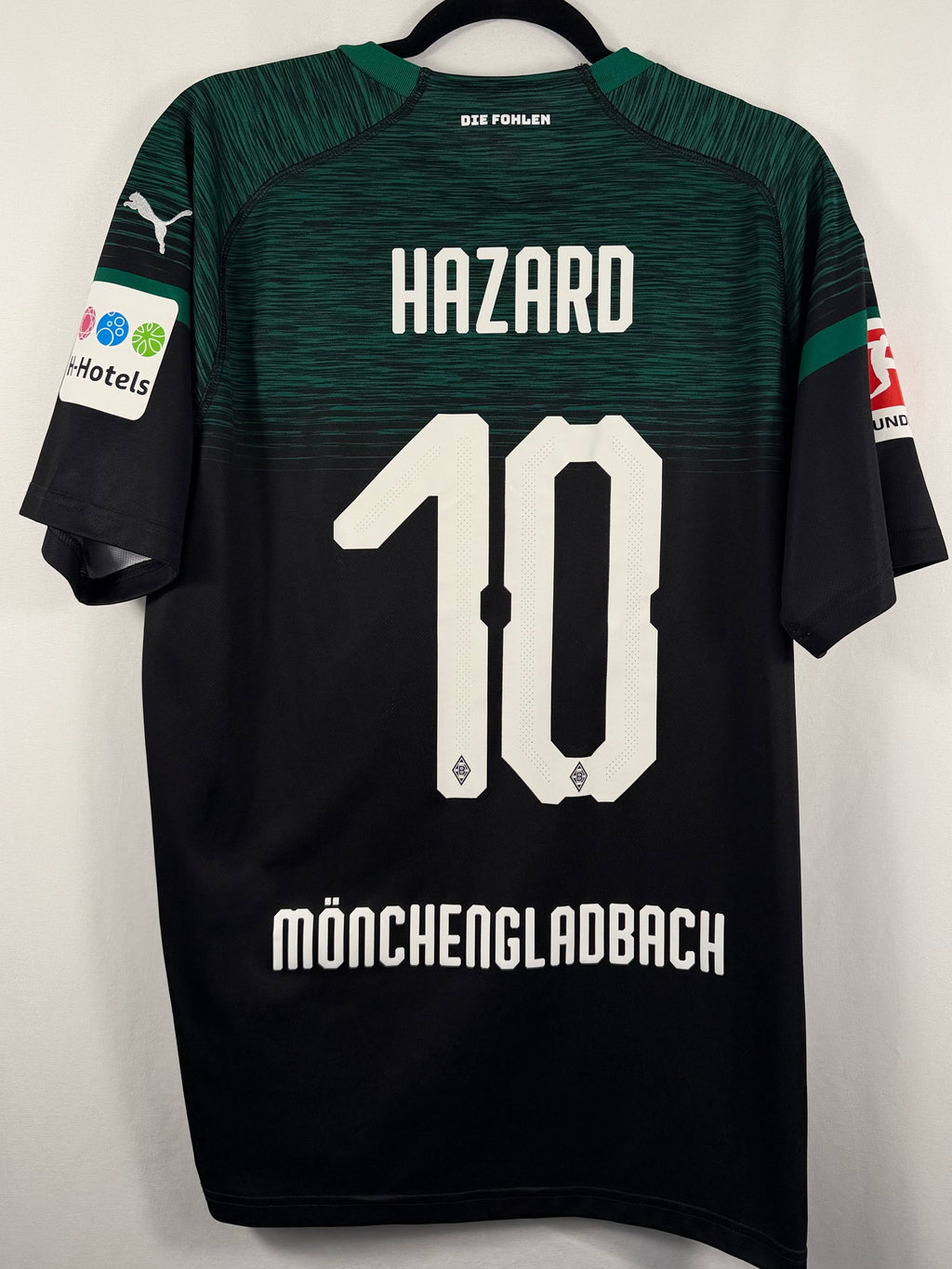 Borussia Mönchengladbach Auswärtstrikot 2018/19 Hazard # 10 - 9/10 - Größe L