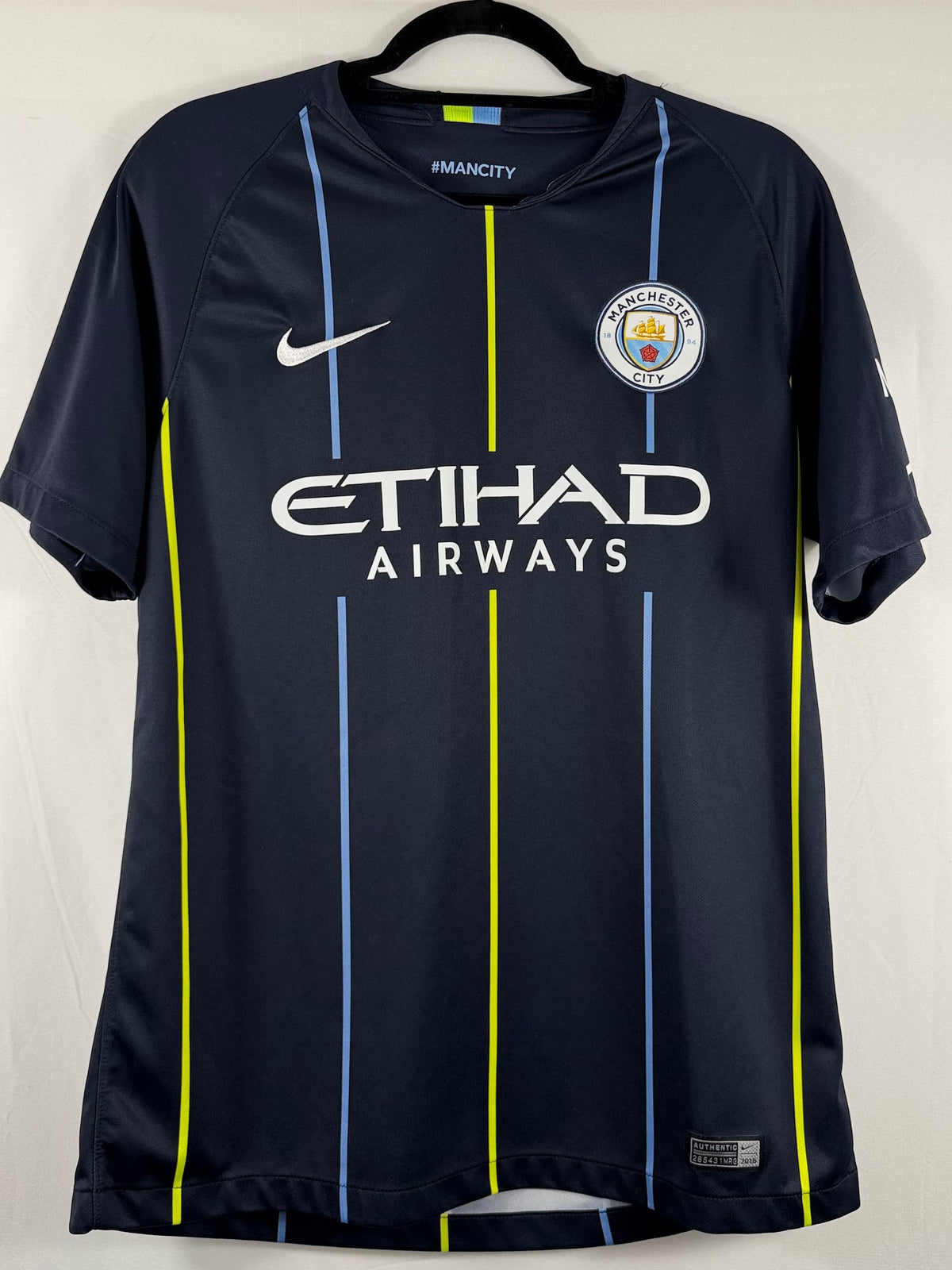 Manchester City Auswärtstrikot 2018/19 Sane #19 - 9/10 - Größe M