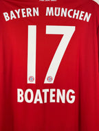 Bayern München Heimtrikot L/S 2017/18 Boateng #17 - 9/10 - Größe L