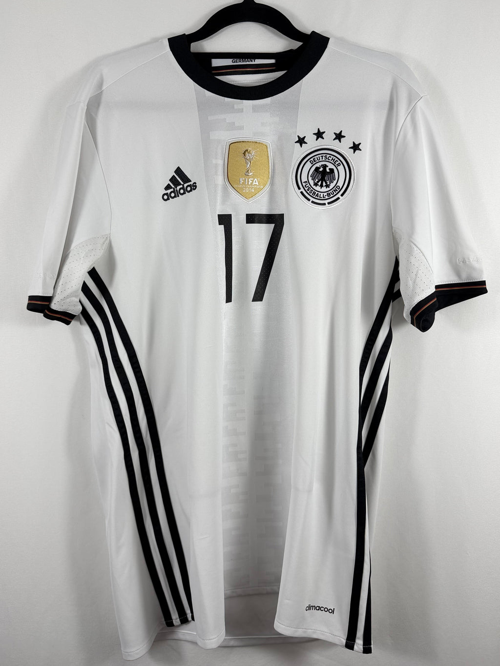 Deutschland Heimtrikot EM 2016 Boateng #17 - 9/10 - Größe M