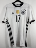 Deutschland Heimtrikot EM 2016 Boateng #17 - 9/10 - Größe M