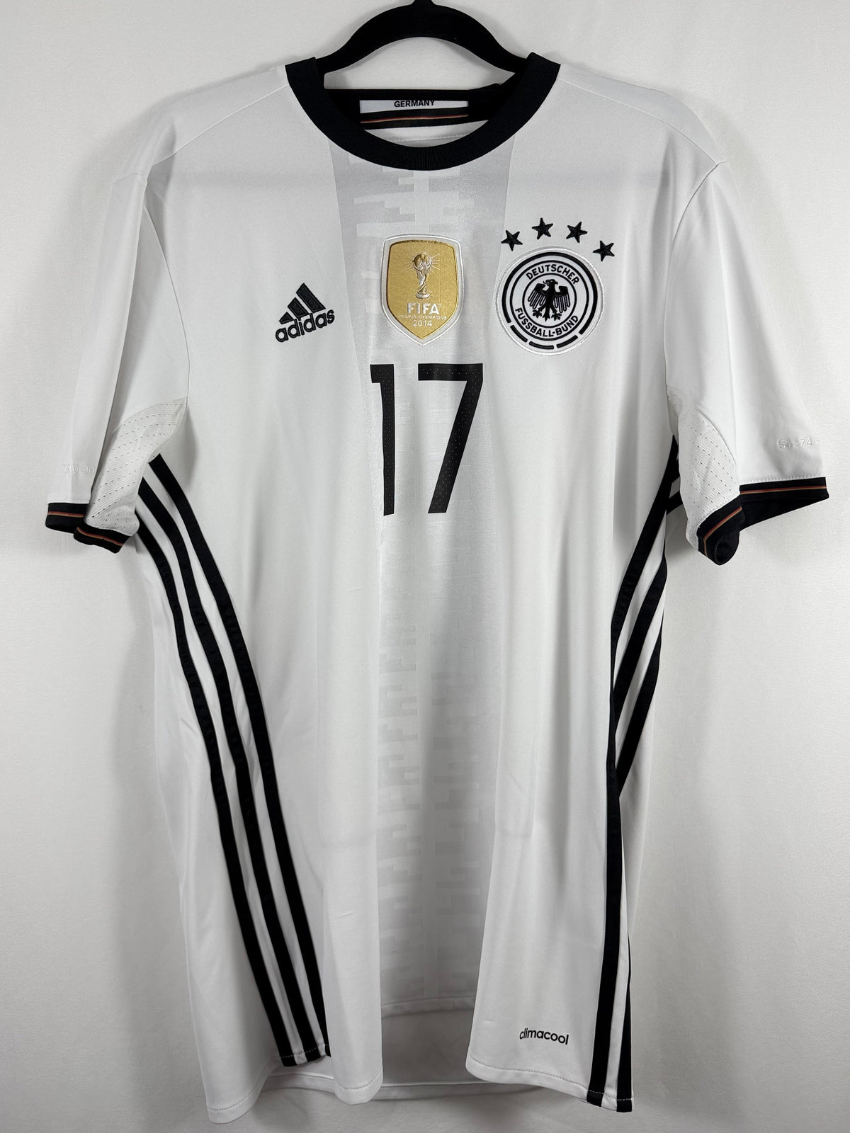 Deutschland Heimtrikot EM 2016 Boateng #17 - 9/10 - Größe M