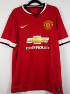 Manchester United Heimtrikot 2014/15 Di María #7 - 9/10 - Größe M