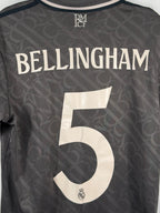 Real Madrid 3. Trikot 2024/25 Bellingham #5 - 9/10 - Größe M