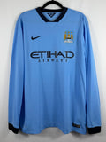 Manchester City Heimtrikot 2014/15 - 9/10 - Größe L
