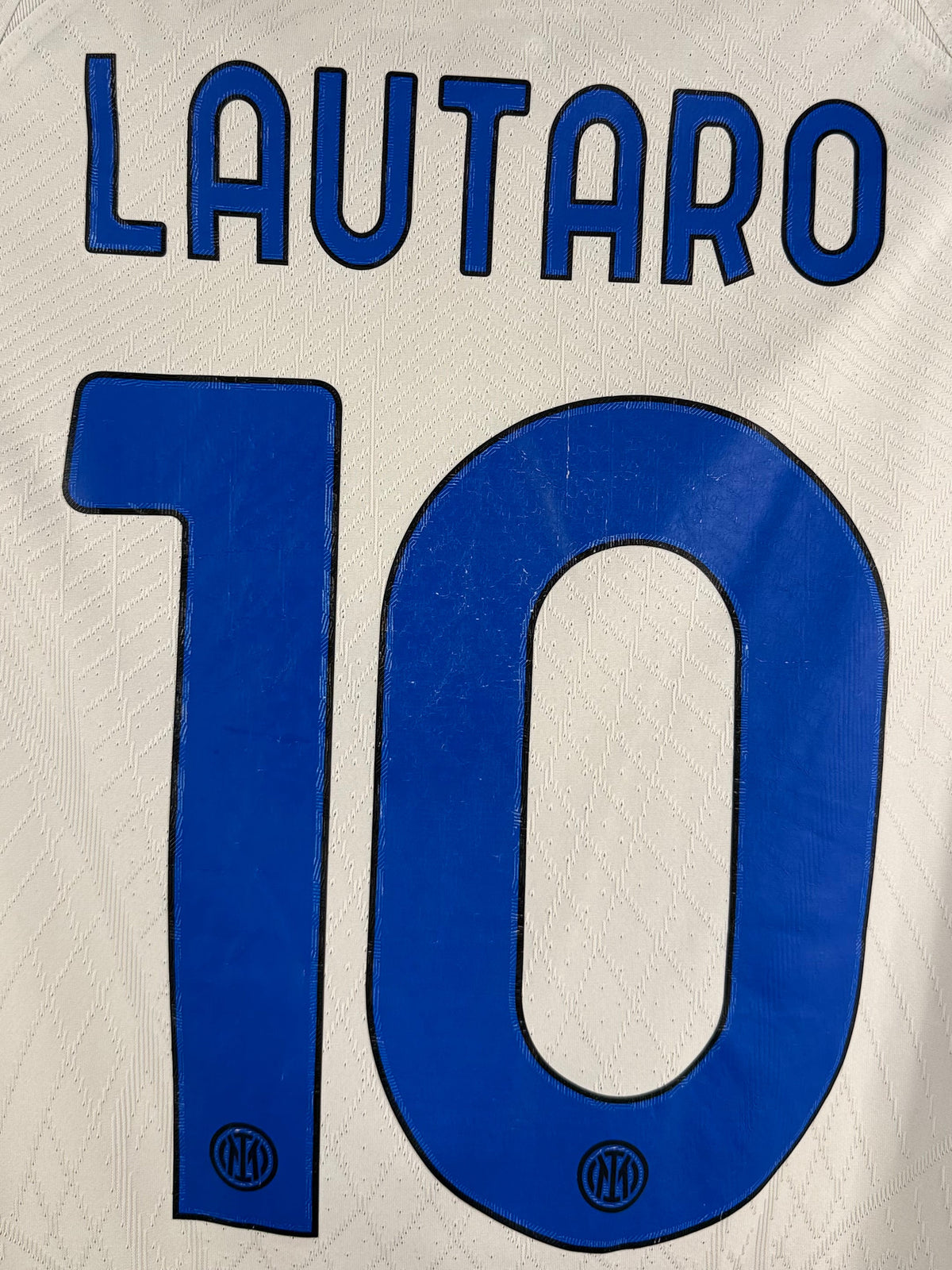Inter Mailand Auswärtstrikot 2023/24 Spielerversion Lautaro #10 - 7/10 - Größe L