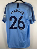 Manchester City Heimtrikot 2018/19 Mahrez #26 - 8/10 - Größe L