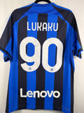 Inter Mailand Heimtrikot 2022/23 Spielerversion Lukaku #90 - 6/10 - Größe L